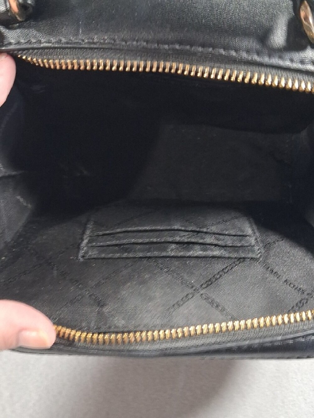 Michael Kors Black Crossbody Camera Satchel with Gold Hardware - Picture 5 of 7